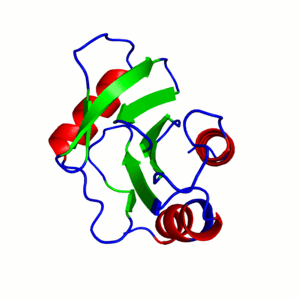  Computational model of S. mansoni profilin allergen like protein.
